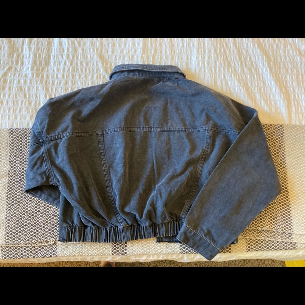 Black Jean Jacket - Picture 3 of 5